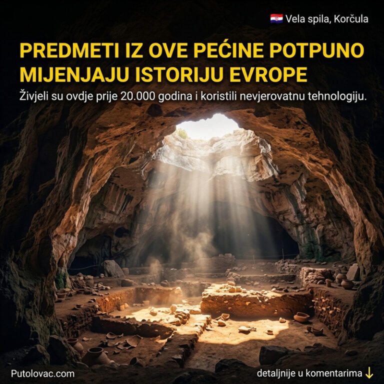 MISTERIJA UKLESANA U STENI: Šta to spaja anđele, zmajeve i paganske simbole u skrivenoj pećini na Braču? 🐉👁️