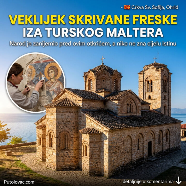 ŠTA SU TO VEKOVIMA SKRIVALI ISPOD MALTERA? Neverovatna tajna čuvene ohridske crkve konačno je ugledala svetlost dana! 😱🏛️