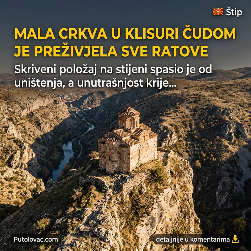 KAKO JE OVO MOGUĆE? Neverovatna tajna crkve iz 14. veka koja je preživela sve ratove i razaranja zahvaljujući nemogućem položaju! 😱⛪️