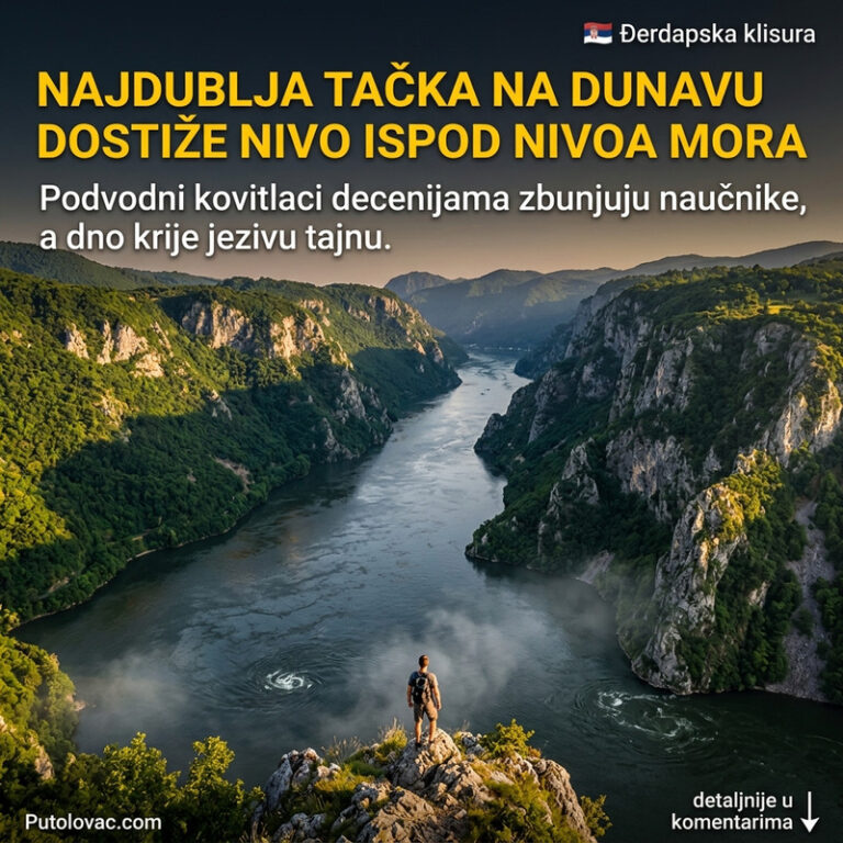 DA LI JE OVO NAJOPASNIJA REČNA TAČKA U EVROPI? Mesto na Dunavu gde voda ide ispod nivoa mora i krije jezive podvodne kovitlace! 🌊😱