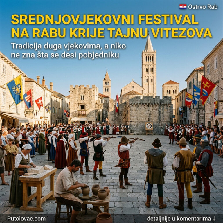 NAJVEĆI SREDNJOVEKOVNI FESTIVAL NA BALKANU! 🛡️ Nećete verovati šta se dešava na ovom ostrvu svakog jula još od 1364. godine! 😱✨ Podaci u linku! 🔍👇