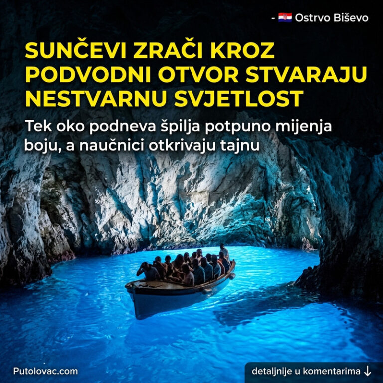 OVO SE DEŠAVA SAMO JEDNOM DNEVNO! Skriveni dragulj Jadrana u koji možete ući samo pod jednim uslovom! 😱💙✨