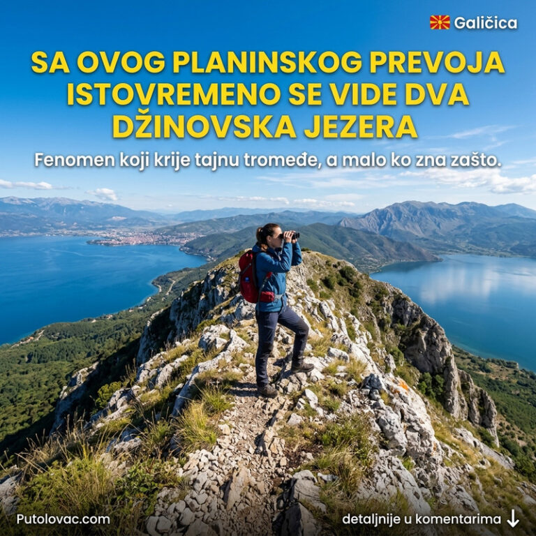 DA LI JE OVO NAJLEPŠI POGLED NA BALKANU? Mesto na planinskom prevoju sa kojeg se odjednom vide dva džinovska jezera! 🏔️✨