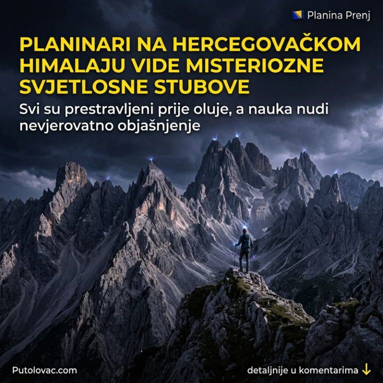 MISTERIJA HERCEGOVAČKOG HIMALAJA: Šta su zapravo neobični svetlosni stubovi koje planinari vide na ovoj planini?! 😱⚡️