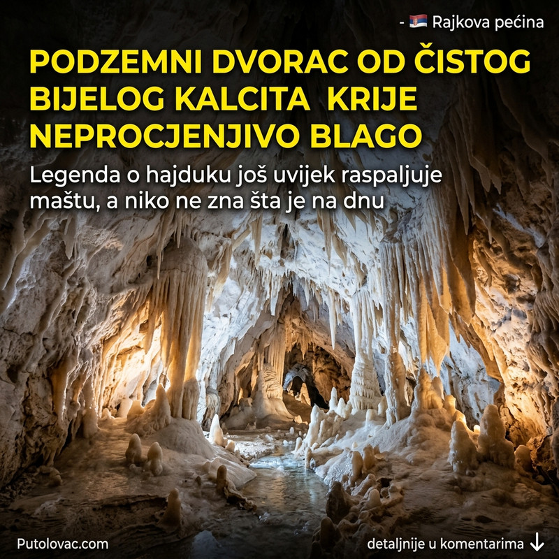DA LI SE OVDE KRIJE NAJVEĆE HAJDUČKO BLAGO NA BALKANU? Podzemni dvorac od belog kalcita čuva tajnu staru vekovima! 😱💎