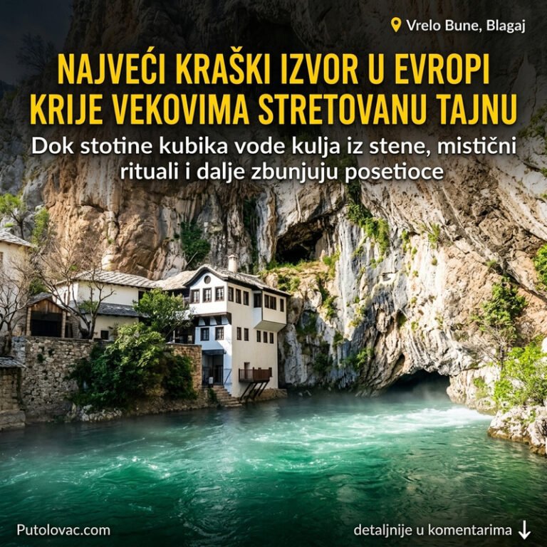 OVO JE NAJVEĆA TAJNA U HERCEGOVINI! Pogledajte kako nestvarna reka kulja iz stene pored mističnog derviškog hrama! 😱🌊🕌