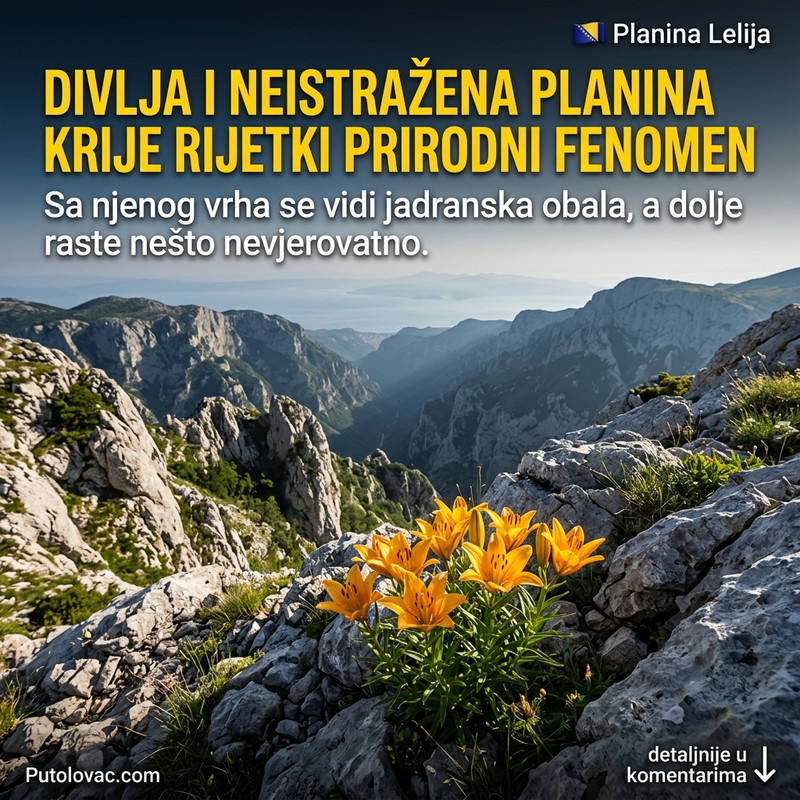 DIVLJA I NEISTRAŽENA: Planina sa koje puca pogled na Jadran skriva najlepšu tajnu Balkana! 🌸⛰️