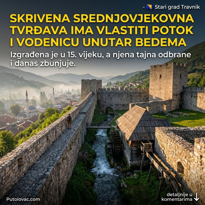 TVRĐAVA KOJA KRIJE SOPSTVENI IZVOR VODE?! Pogledajte zašto je ovaj skriveni dragulj u srcu BiH vekovima bio neosvojiv! 🏰💧