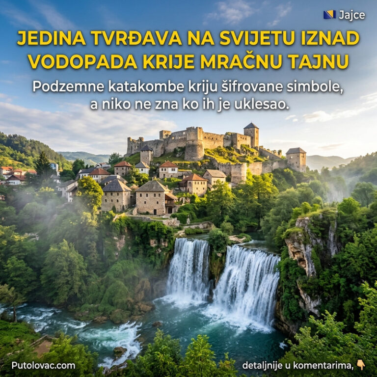 JEDINA TVRĐAVA NA SVETU IZNAD VODOPADA! Kakve tajne i mistične simbole kriju njene podzemne katakombe? 🏰🌊😱