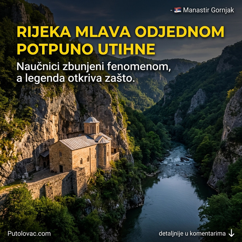 ŠOKANTNA TAJNA GORNJAČKE KLISURE! Mesto u Srbiji gde brza reka odjednom potpuno utihne i niko ne zna zašto! 🤫🌊