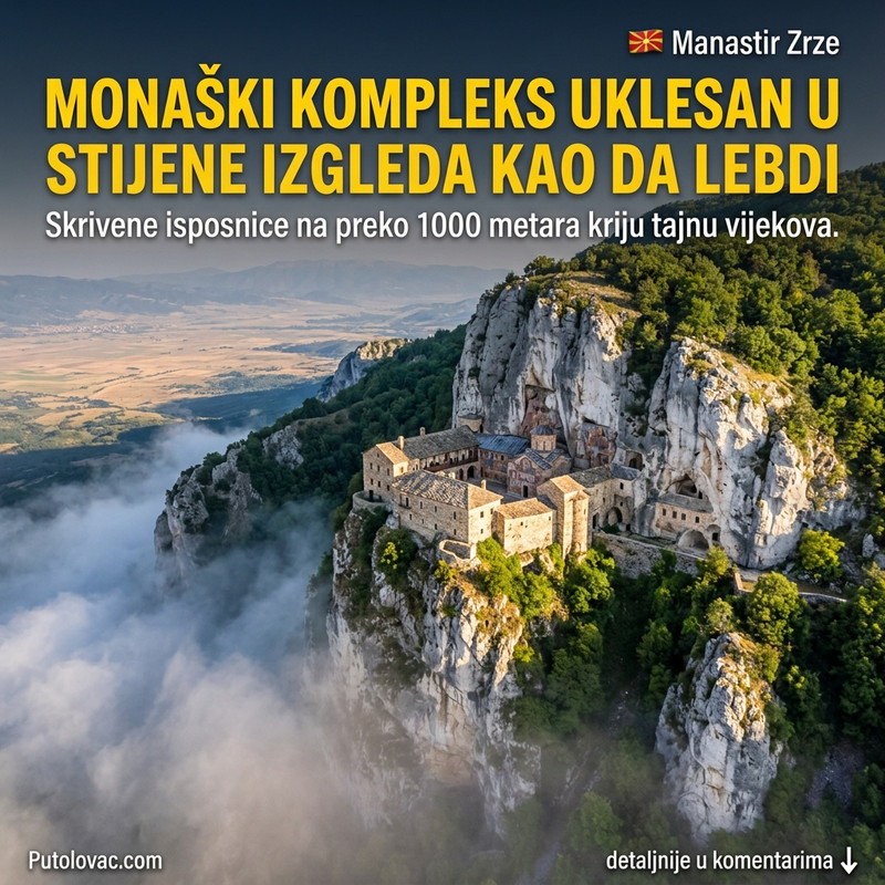 MANASTIR KOJI LEBDI IZMEĐU NEBA I ZEMLJE! Monaški kompleks uklesan u vertikalne stene krije tajnu preživljavanja na 1000 metara visine! 🕊️⛰️