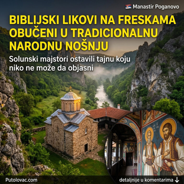 BIBLIJSKI LIKOVI U NARODNOJ NOŠNJI?! Neverovatna tajna skrivenog srpskog manastira koja ostavlja bez reči! 😱🎨