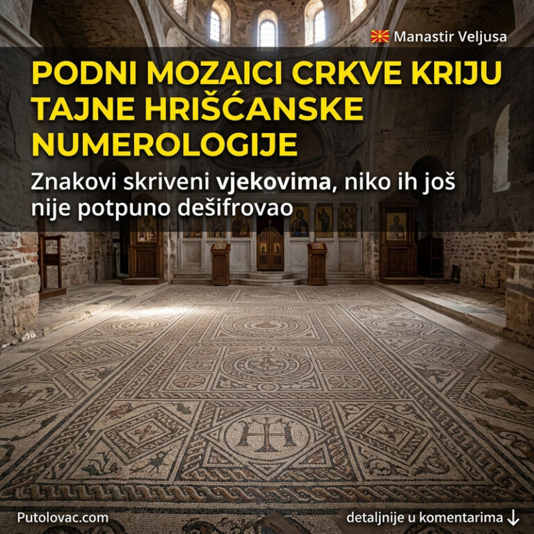 MISTERIJA SREDNJOVEKOVNE SVETINJE: Šta zapravo znače geometrijski mozaici u ovom manastiru iz 11. veka i kakvu tajnu kriju? 😮⛪