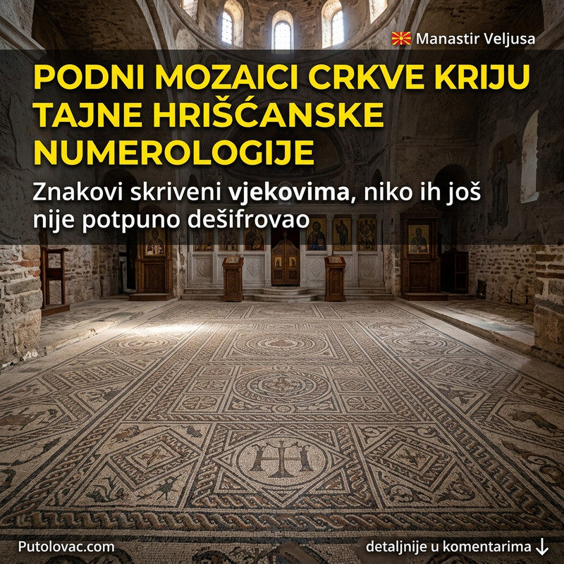 MISTERIJA SREDNJOVEKOVNE SVETINJE: Šta zapravo znače geometrijski mozaici u ovom manastiru iz 11. veka i kakvu tajnu kriju? 😮⛪