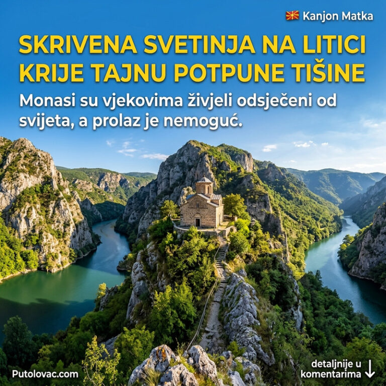 SKRIVENI MANASTIR NA LITICI KOJI KRIJE NEVEROVATNU TAJNU! Da li biste smeli da krenete stazom do ove svetinje? 😱🏰