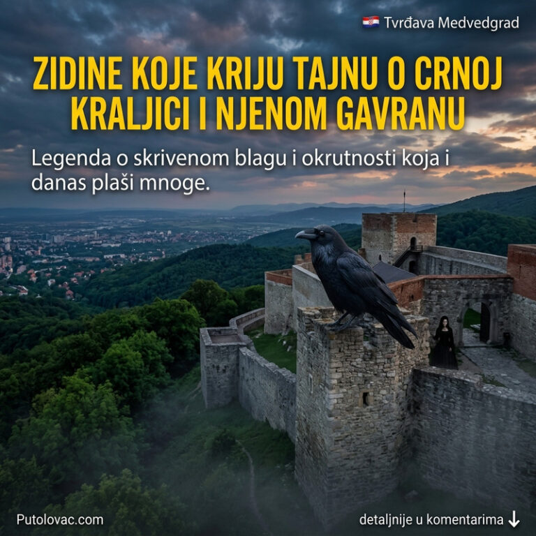 DA LI NJEN GAVRAN I DANAS ČUVA SKRIVENO BLAGO? Jeziva tajna Crne Kraljice i tvrđave iznad Zagreba! 😱🏰