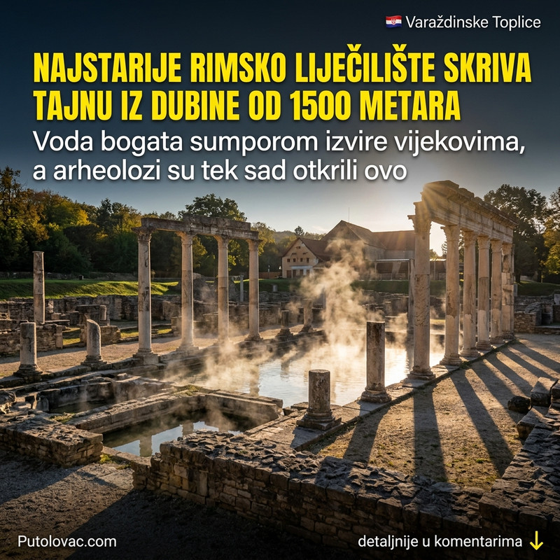 DA LI JE OVO NAJSTARIJI RIMSKI WELLNESS NA BALKANU? Mesto u Hrvatskoj gde lekovita voda izvire sa 1500 metara dubine, a evo koje tajne krije! 😱⛲