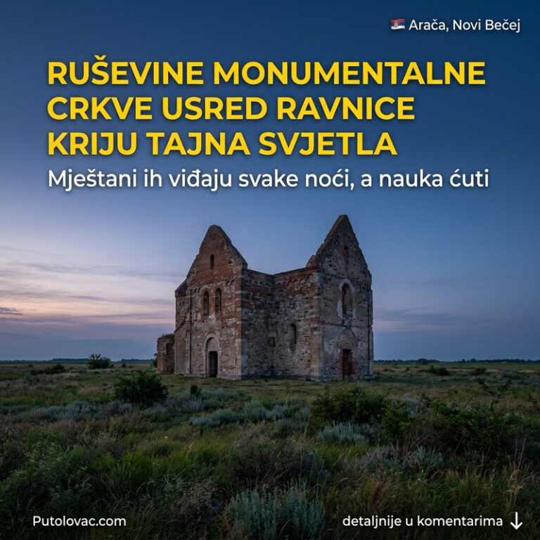 MISTERIJA USRED BANATSKE RAVNICE! Ruševine crkve kriju tajne simbole templara koji se vide samo noću?! 😱⛪✨
