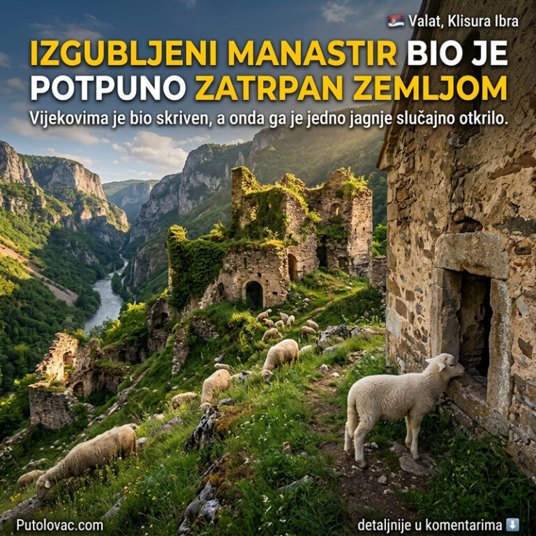 NEĆETE VEROVATI KAKO JE OTKRIVEN! Izgubljeni srpski manastir vekovima je bio pod zemljom, a onda je jedno jagnje upalo u rupu… 😱⛪