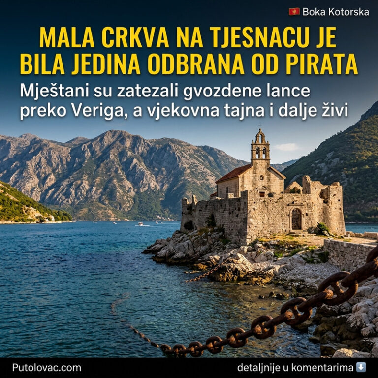 NEĆETE VEROVATI ŠTA SU RADILI MEŠTANI! Tajna crkve u Boki Kotorskoj koja je zaustavljala pirate na najneverovatniji način! 😱⚓