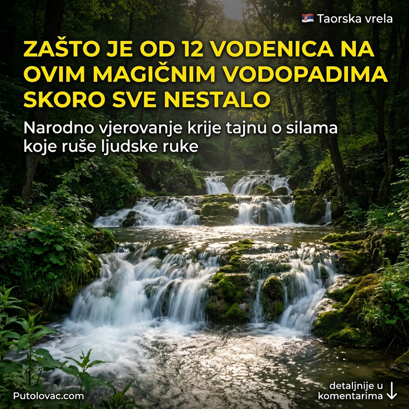 ZABORAVLJENI RAJSKI VODOPADI SRBIJE: Nekada su pokretali 12 vodenica, a danas kriju tajnu koja nestaje pod zemljom! 🌊🪵