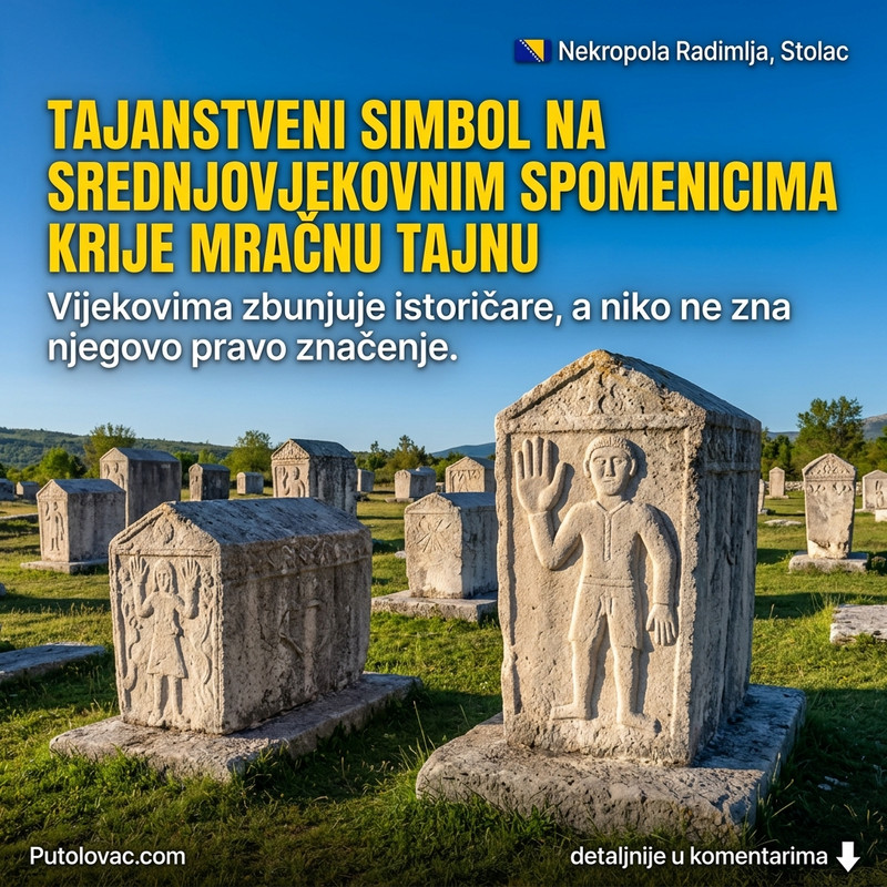 MISTERIJA KOJU NI ISTORIČARI NE MOGU DA REŠE! Šta zapravo predstavlja tajanstveni simbol sa džinovskom rukom na hercegovačkim stećcima?! 🖐️😮