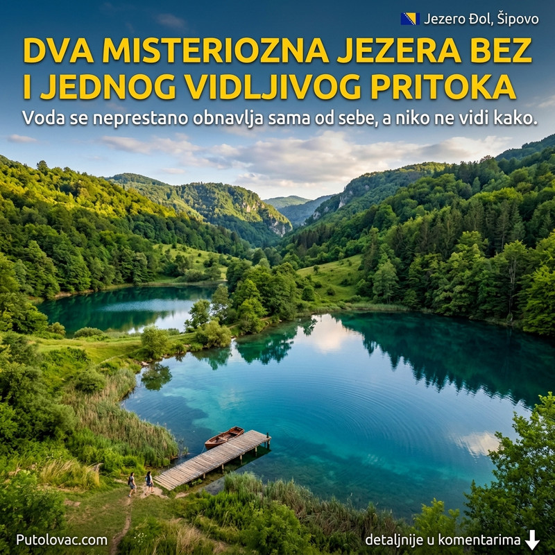 NEMAJU NIJEDAN PRITOK, A VODA SE SAMA OBNAVLJA?! Otkrijte tajnu čudesnih jezera kod Šipova koja kriju podzemni izvor! 😱🌊🔮