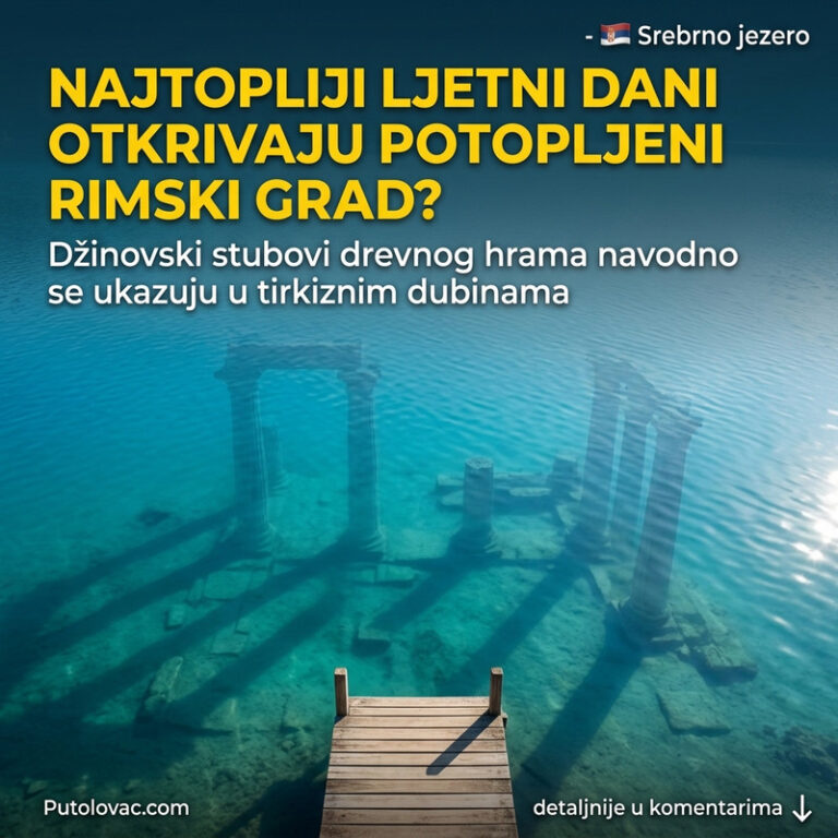 DA LI SE ISPOD OVOG SRPSKOG JEZERA KRIJE POTOPLJENI GRAD? Neverovatna legenda o rimskom hramu koji se navodno vidi samo tokom najvrelijih letnjih dana! 😱🏛️