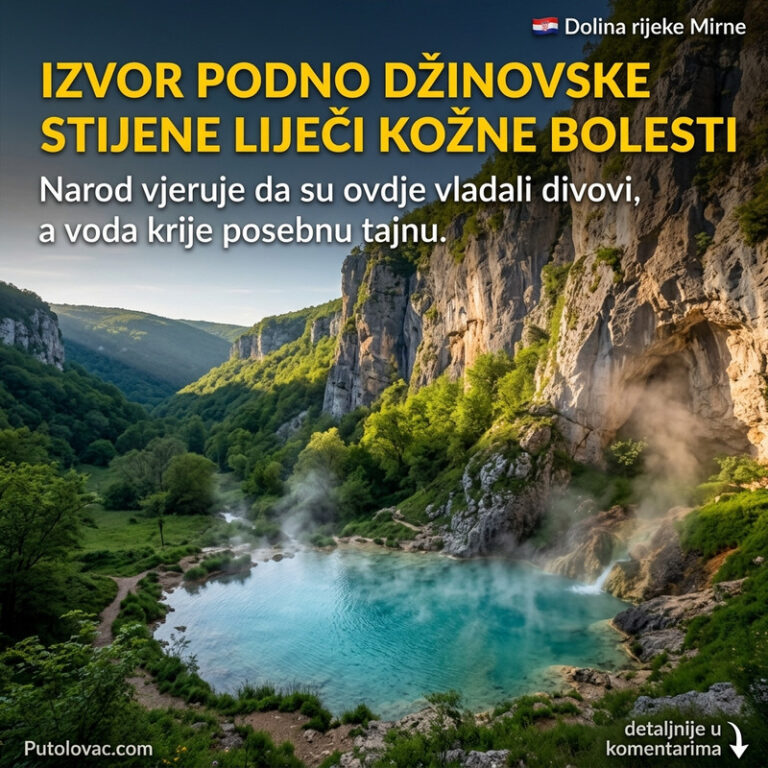 MISTERIJA ISPOD STENE DŽINOVA: Lekoviti izvor u Istri koji leči kožu, a krije prirodnu radioaktivnost za koju malo ko zna! 😱💦