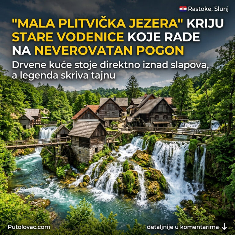 DA LI JE OVO EVROPSKI AMFI TEATAR IZ BAJKE? Mesto gde kuće lebde iznad spektakularnih slapova i kriju vekovne tajne! 🌊🏡😱