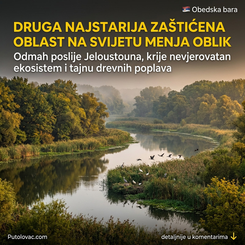 DA LI JE OVO EVROPSKI JELOUSTOUN? Močvarni raj u Sremu koji stalno menja oblik i krije tajne drevnih poplava! 😱🦅