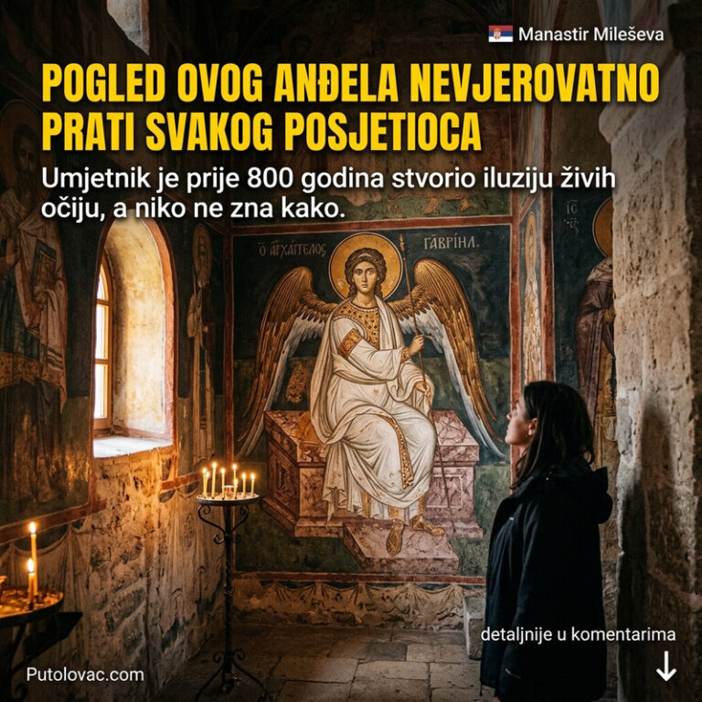 DA LI NJEGOVE OČI STVARNO PRATE SVAKI VAŠ KORAK? Pogledajte tajnu najpoznatije freske koja vekovima zbunjuje svet! 😮✨