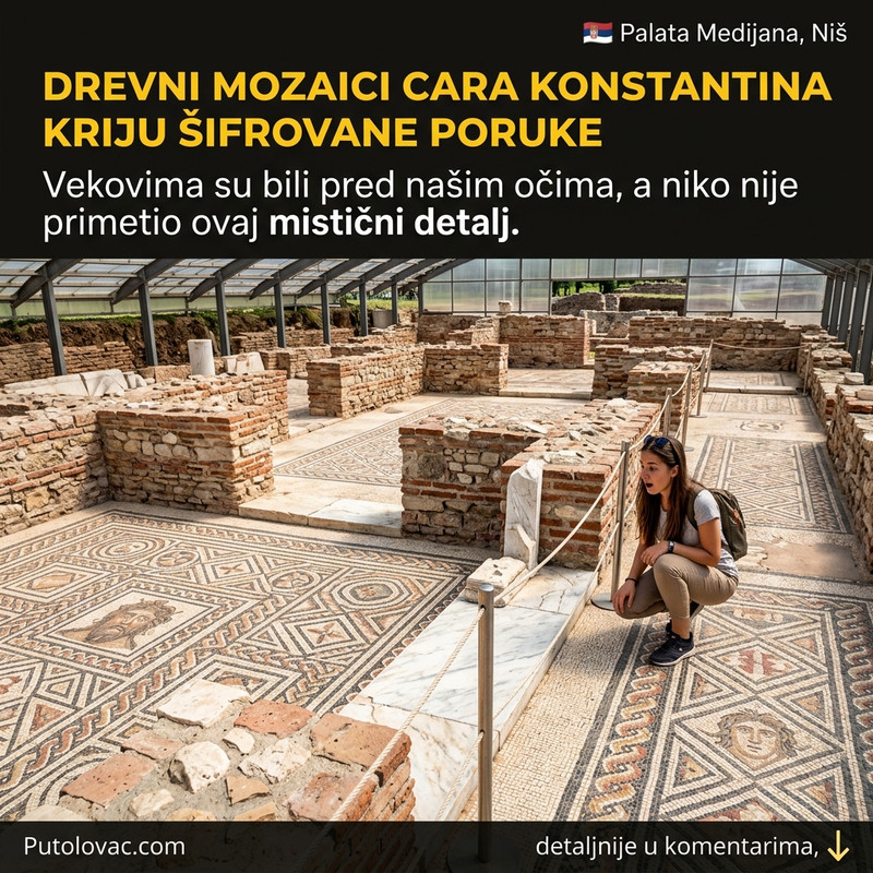 TAJNE ŠIFRE CARA KONSTANTINA? Šta zapravo kriju mistični mozaici u Nišu o kojima se decenijama ćuti! 😱🏺