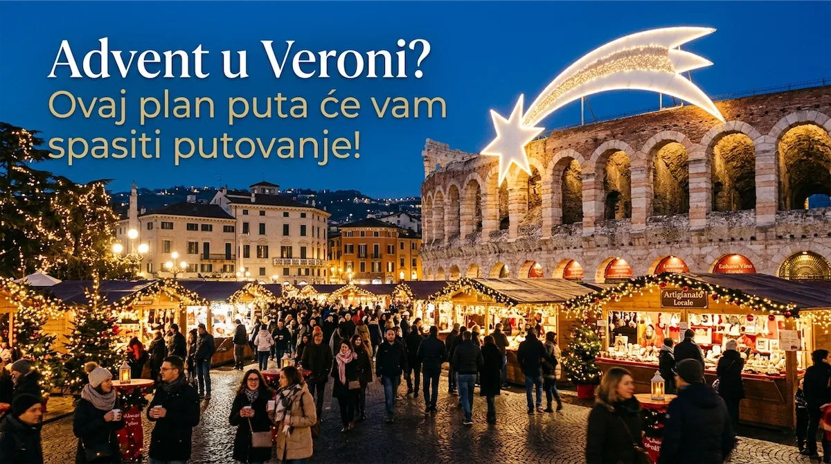 Advent u Veroni i na jezeru Garda božićni sajam u gradu ljubavi