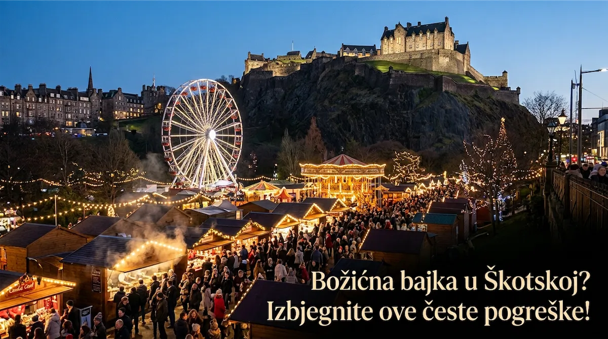 Advent u Edinburgu božićni sajam i novogodišnji festival Hogmanay