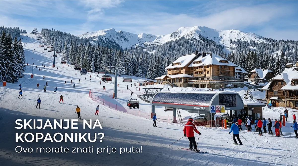 Skijanje na Jahorini zimi skijaške staze i žičara