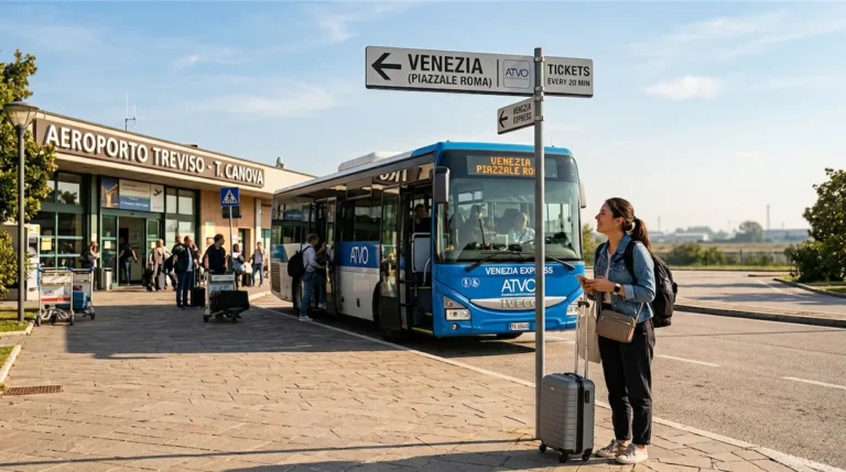 Kako od aerodroma Treviso (TSF) stići do centra Venecije (Piazzale Roma)?