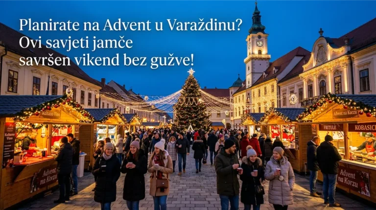 Advent u Varaždinu 2026: Vikend vodič kroz božićni sajam, atrakcije, parking i program