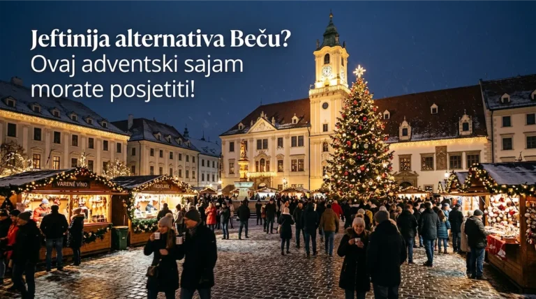 Advent u Bratislavi: Vodič za božićni sajam, hrana, cijene i jednodnevni izlet