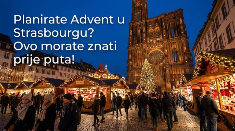 Advent u Strasbourgu 2026: Vodič kroz prijestolnicu Božića, prijevoz, smještaj i cijene